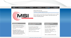 Desktop Screenshot of msius.com