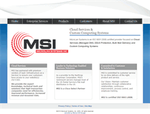 Tablet Screenshot of msius.com